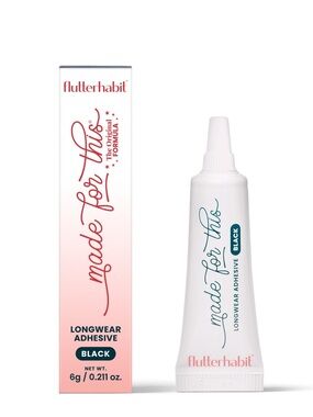 NWT FlutterHabit Made For This Black Lash Cluster Glue Adhesive 6g